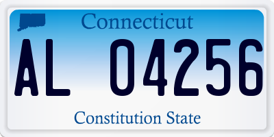 CT license plate AL04256