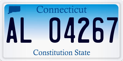 CT license plate AL04267