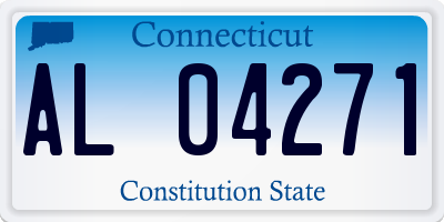 CT license plate AL04271