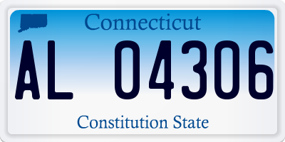 CT license plate AL04306