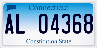CT license plate AL04368