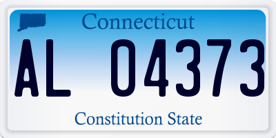 CT license plate AL04373