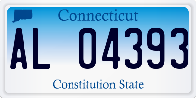 CT license plate AL04393