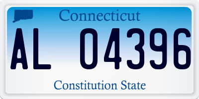 CT license plate AL04396