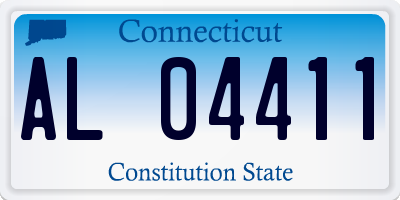 CT license plate AL04411