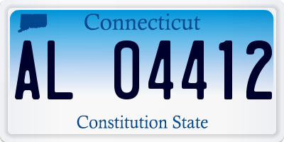 CT license plate AL04412