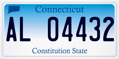 CT license plate AL04432