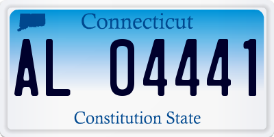 CT license plate AL04441