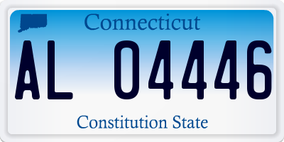 CT license plate AL04446