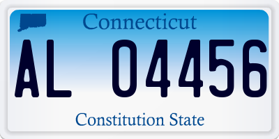 CT license plate AL04456
