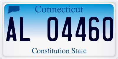 CT license plate AL04460