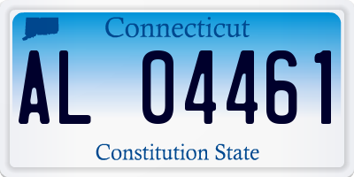 CT license plate AL04461
