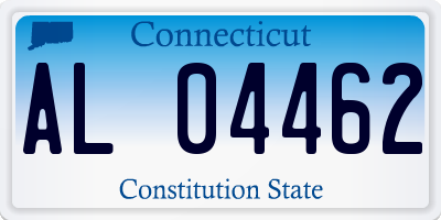 CT license plate AL04462