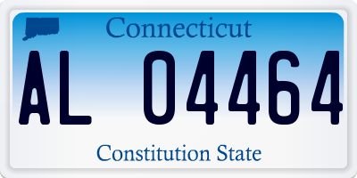 CT license plate AL04464