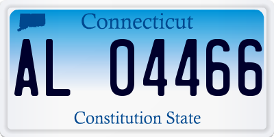 CT license plate AL04466