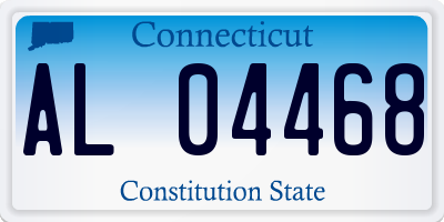 CT license plate AL04468