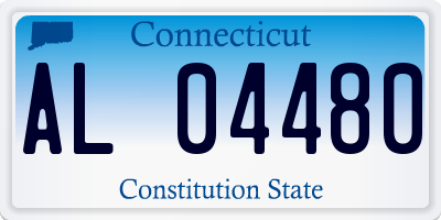 CT license plate AL04480