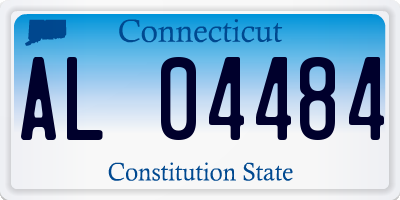 CT license plate AL04484
