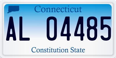 CT license plate AL04485