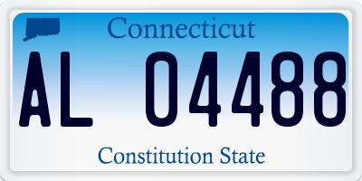 CT license plate AL04488
