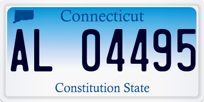 CT license plate AL04495
