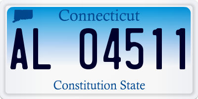 CT license plate AL04511