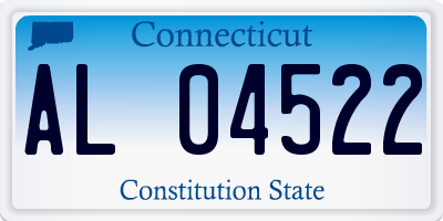 CT license plate AL04522