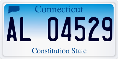 CT license plate AL04529