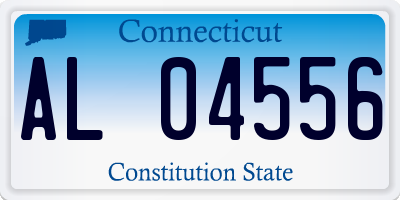 CT license plate AL04556