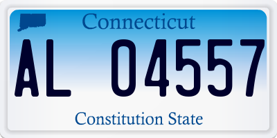 CT license plate AL04557