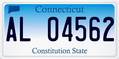 CT license plate AL04562