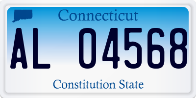 CT license plate AL04568