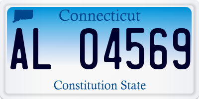 CT license plate AL04569