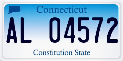 CT license plate AL04572