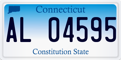 CT license plate AL04595