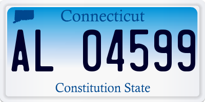 CT license plate AL04599