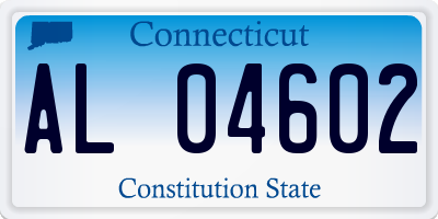 CT license plate AL04602