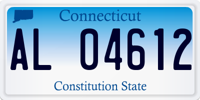 CT license plate AL04612