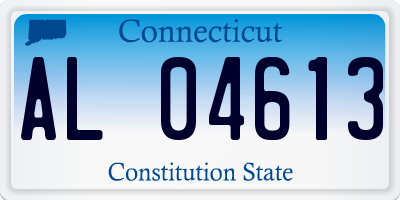 CT license plate AL04613