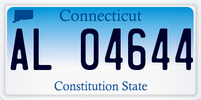 CT license plate AL04644