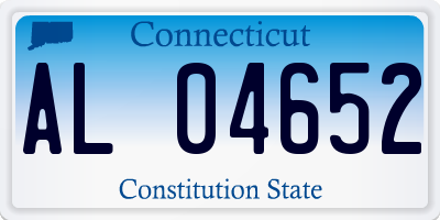 CT license plate AL04652