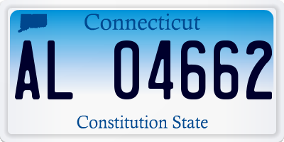 CT license plate AL04662