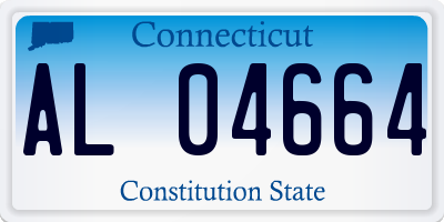 CT license plate AL04664