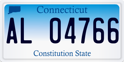 CT license plate AL04766