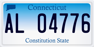 CT license plate AL04776