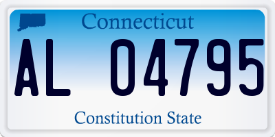 CT license plate AL04795