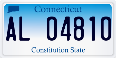 CT license plate AL04810