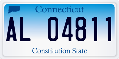 CT license plate AL04811