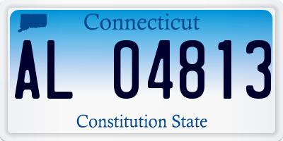 CT license plate AL04813