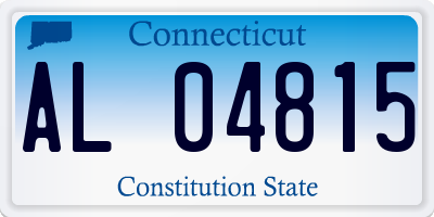 CT license plate AL04815
